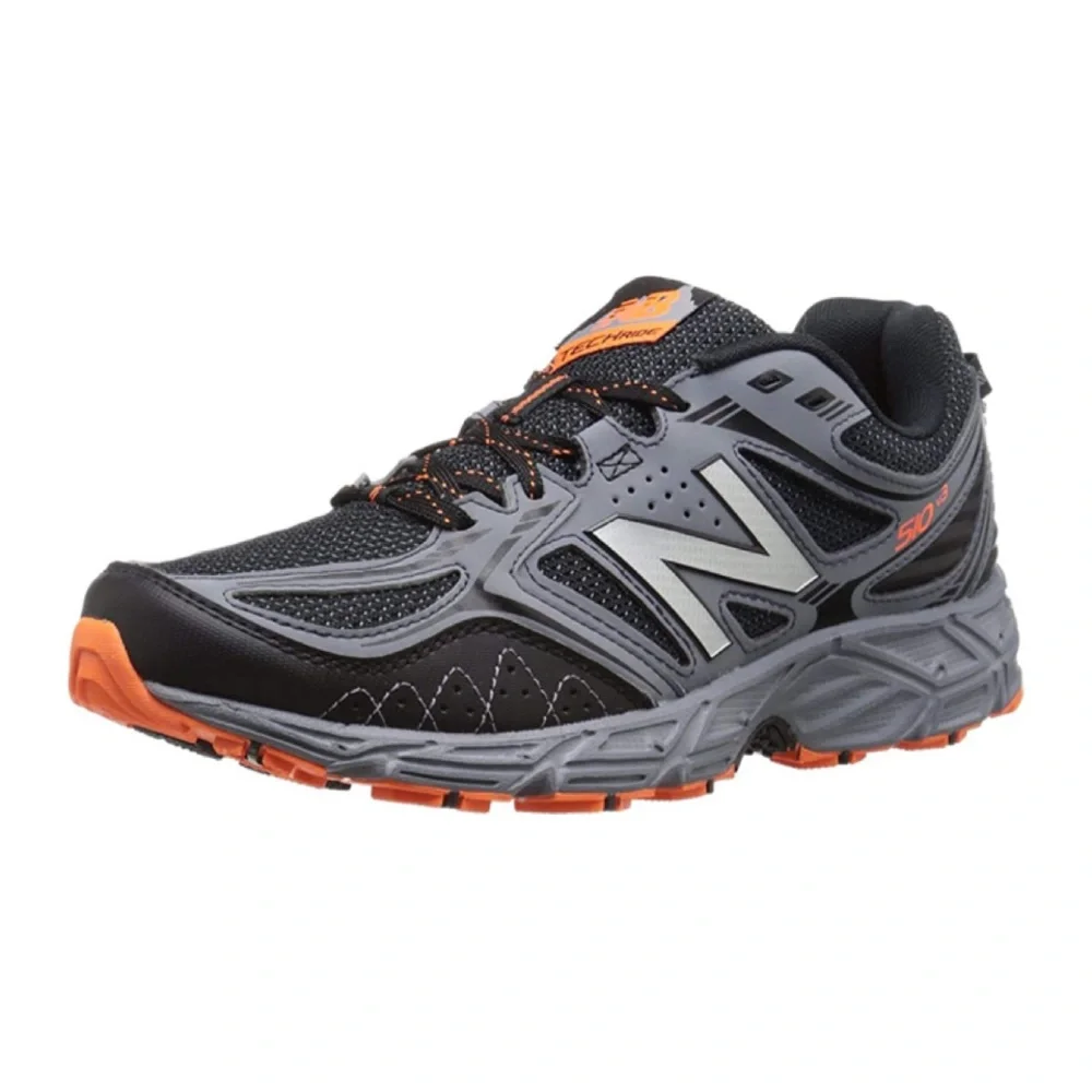 EUC New Balance Black/Orange 510 V3 Trail Running Sneakers Size 10 US